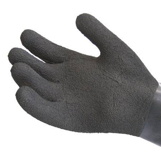 Kubi Rubber glove with goodgrip, black