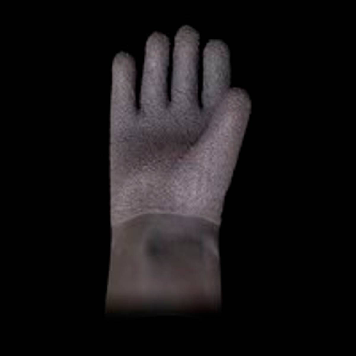 Kubi Rubber glove with goodgrip, black