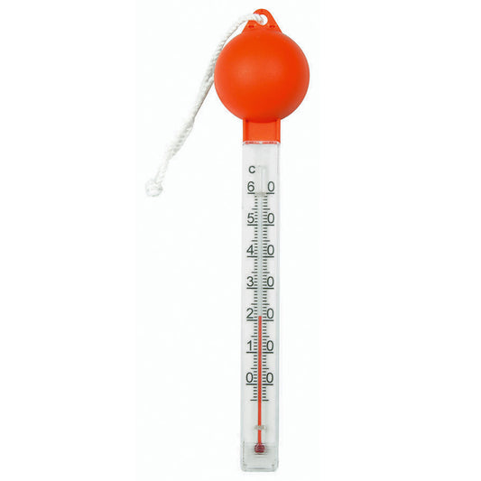Bath thermometer float