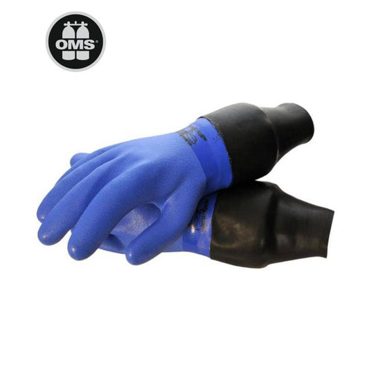 Nordic Blue Dry glove with short cuff for ring system