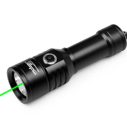 OrcaTorch D570-GL dive light with laser pointer