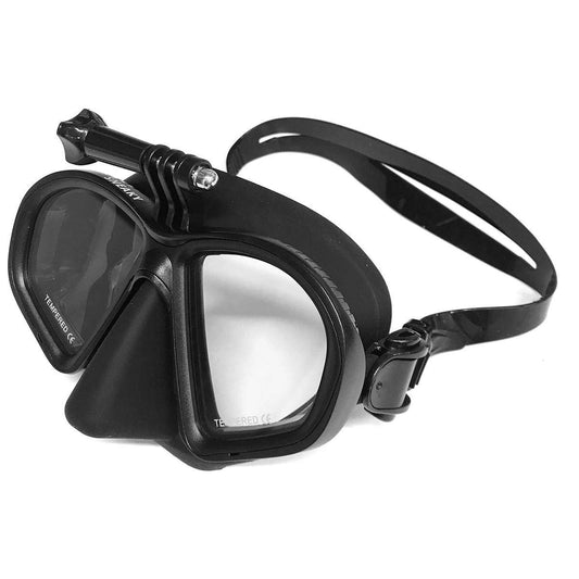 Frivannsliv® Sneaky diving mask with Gopro attachment with optics