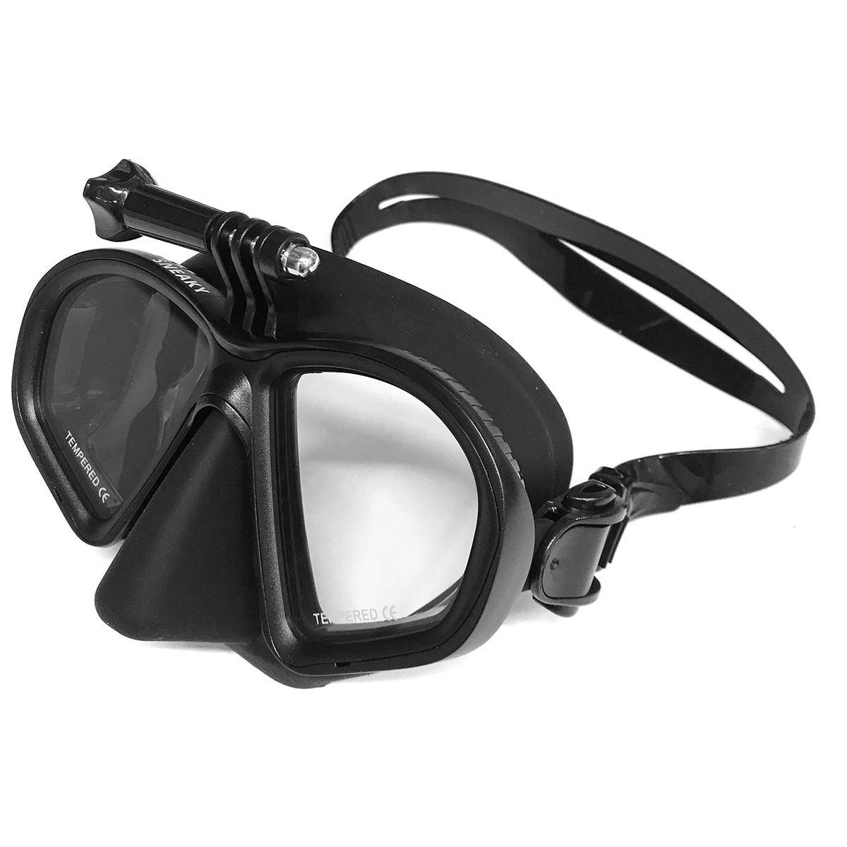 Frivannsliv® Sneaky diving mask with Gopro attachment with optics