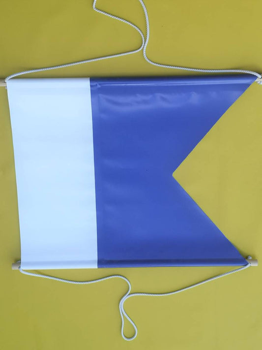 Bandera de buceo en PVC